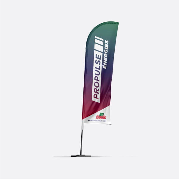 Propulse énergie - beach flag